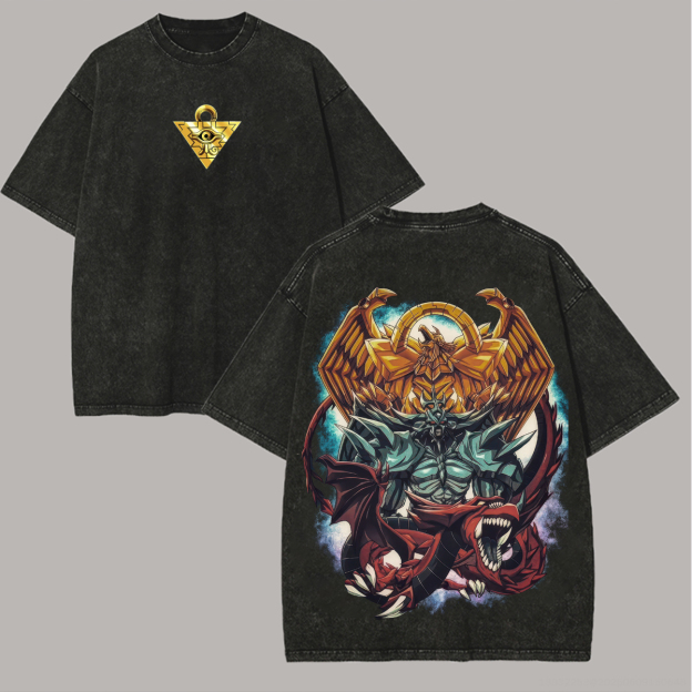 Yu-Gi-Oh! Printed Unisex Washed T-Shirt
