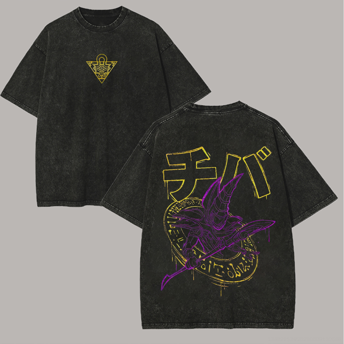 Yu-Gi-Oh! Printed Unisex Washed T-Shirt