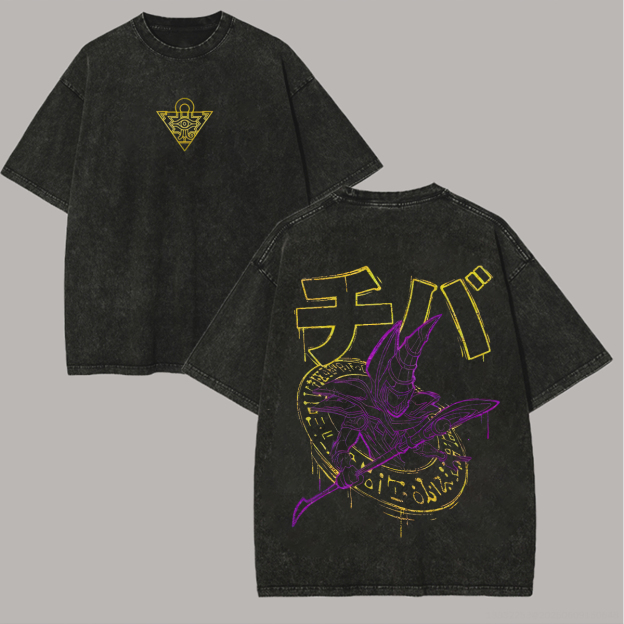 Yu-Gi-Oh! Printed Unisex Washed T-Shirt