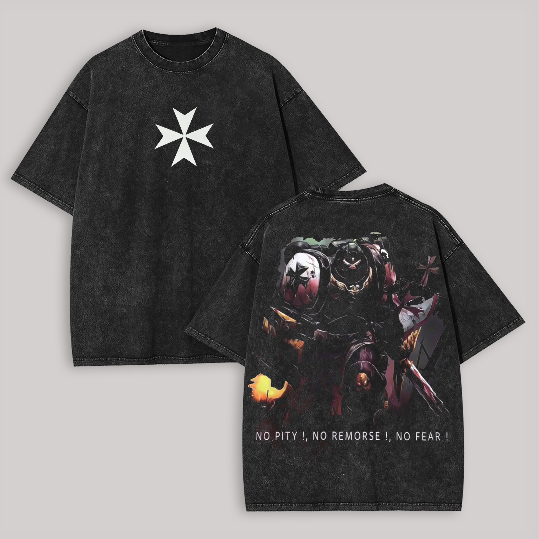40k Emperor’s Champion Printed Unisex Washed T-Shirt