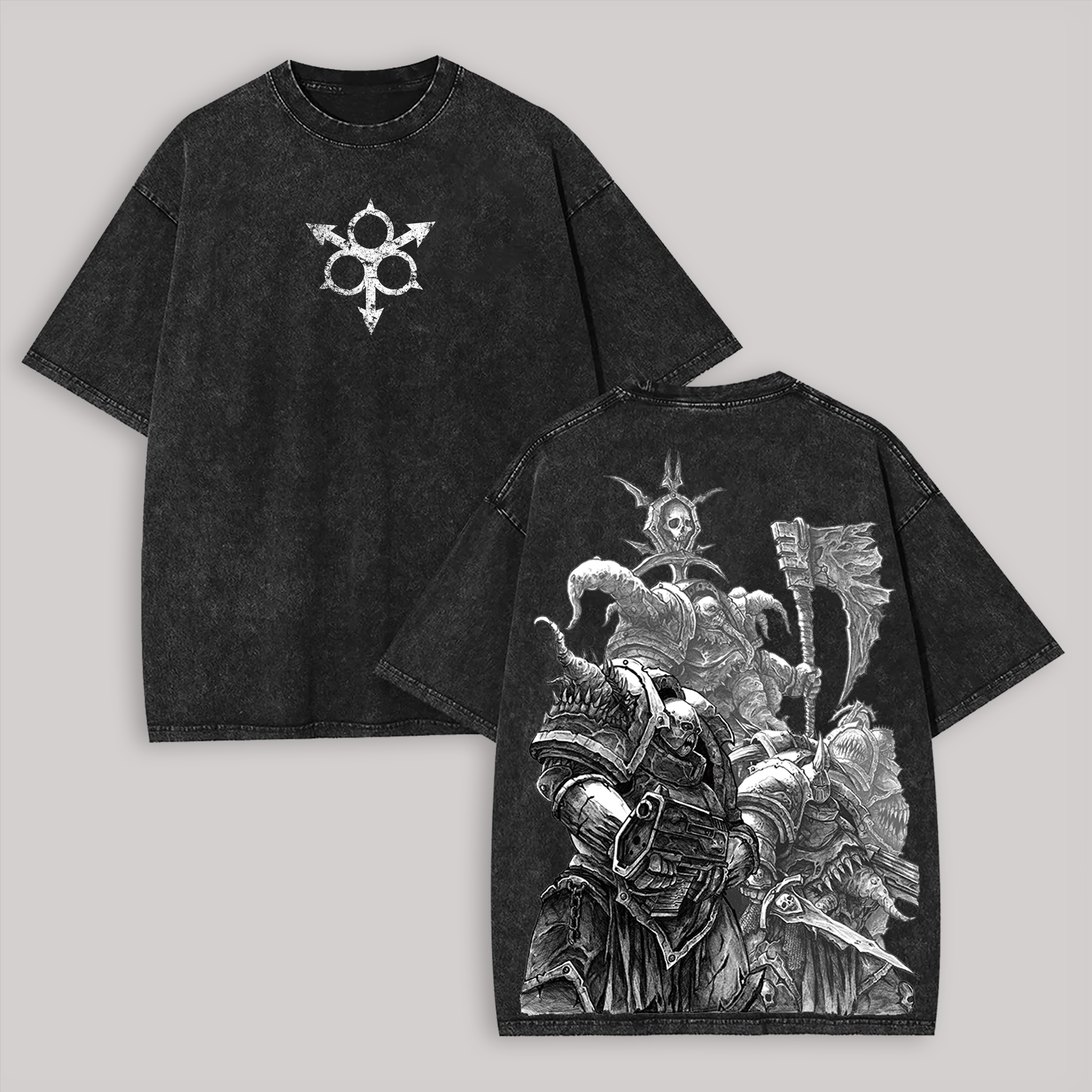 40k Printed Unisex Washed T-Shirt