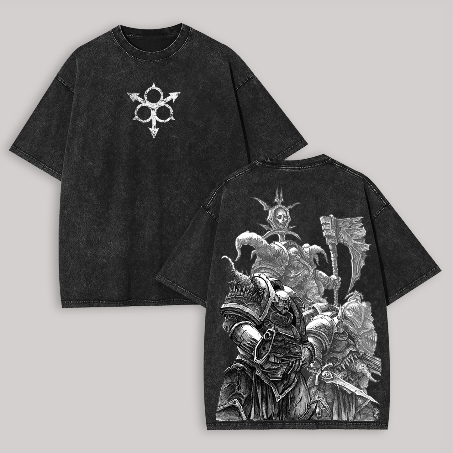 40k Printed Unisex Washed T-Shirt