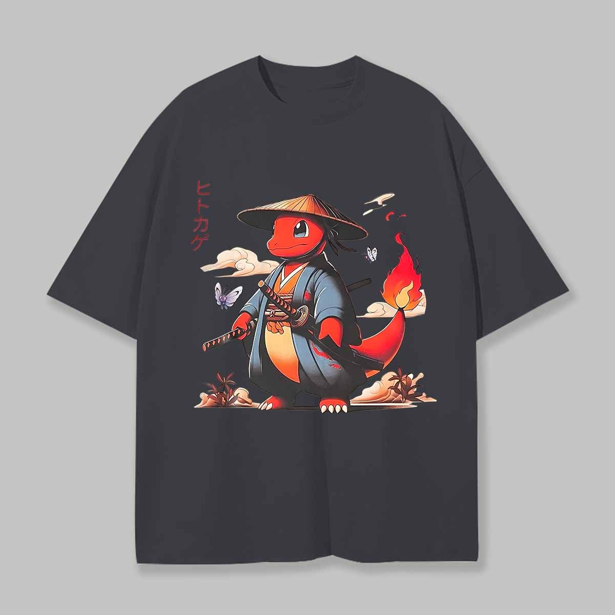 Charmander Printed Unisex Oversized T-shirt Image - 5