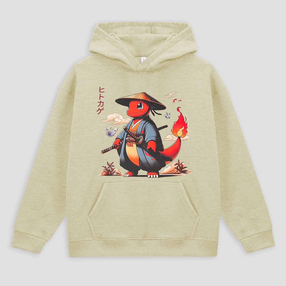  Charmander Printed Fleece-lined Unisex Hoodie Image - 1