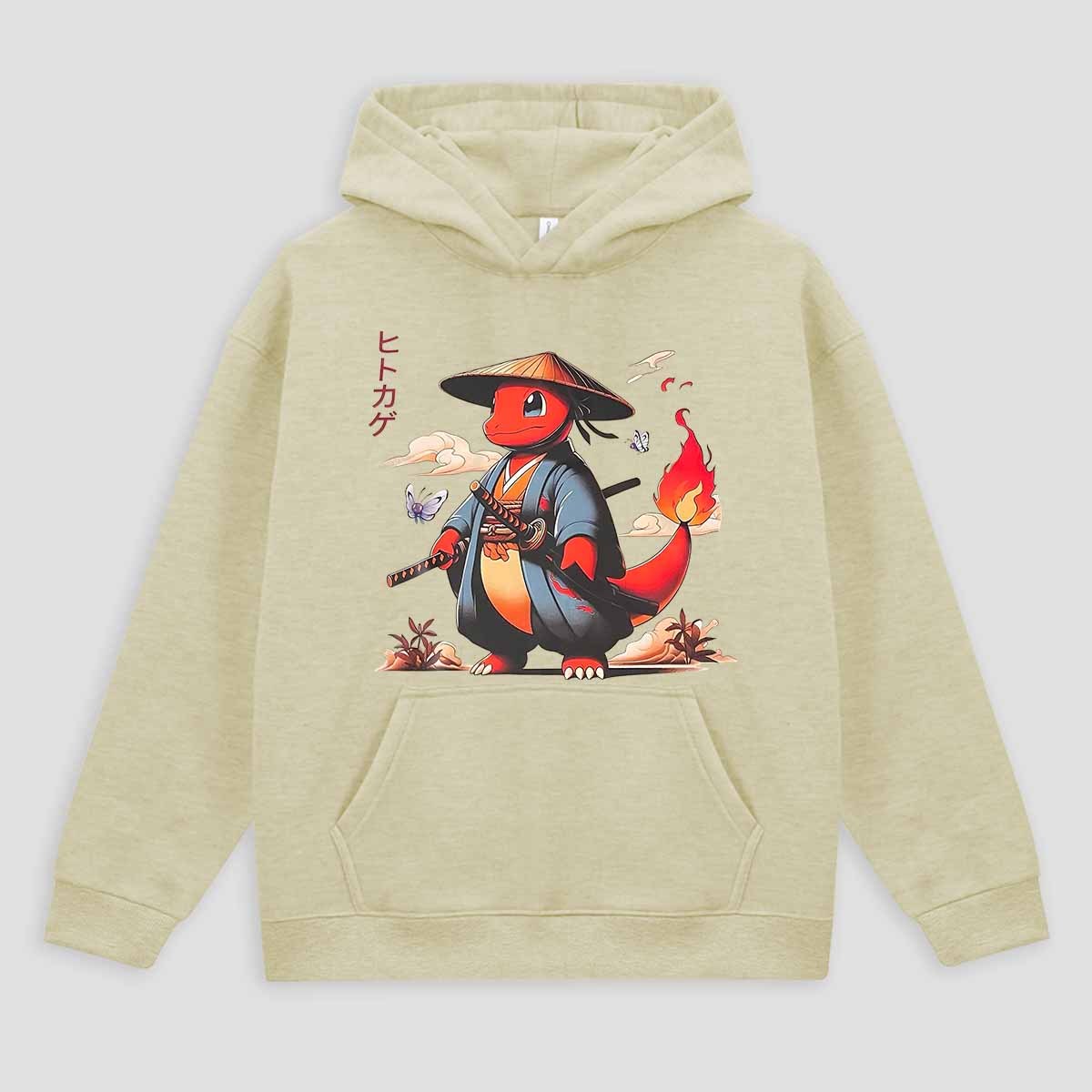  Charmander Printed Fleece-lined Unisex Hoodie Image - 1