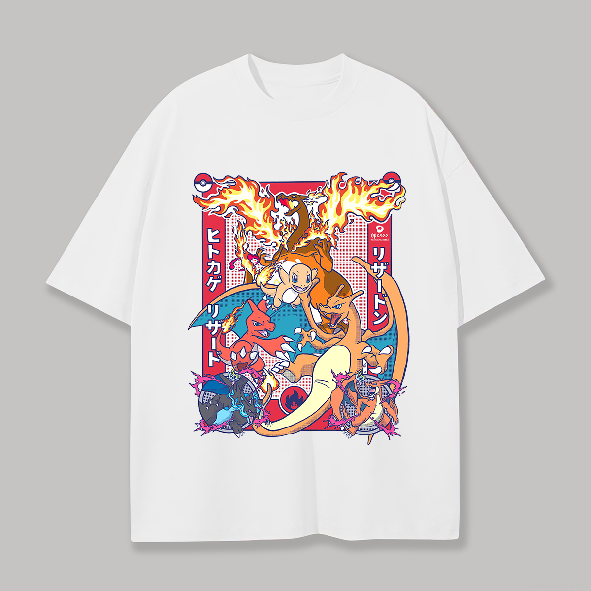  Charizard Printed Unisex Oversized T-shirt Image - 1