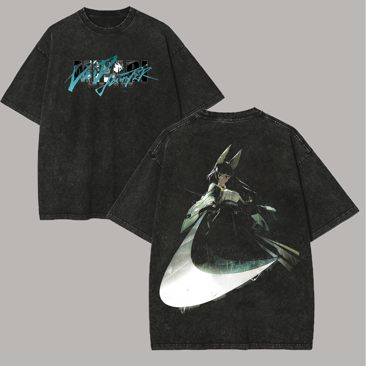 Arknights Flametail Printed Unisex Washed T-Shirt
