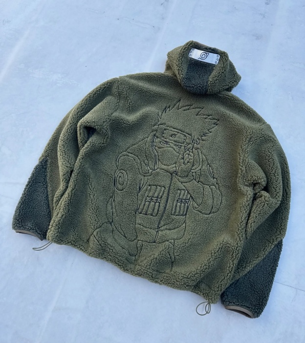 Naruto Anime Wool Warmth for Fall and Winter Zipper Jacket Image - 2