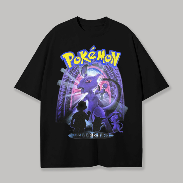  Training Is Over! Printed Unisex Oversized T-shirt Image - 1