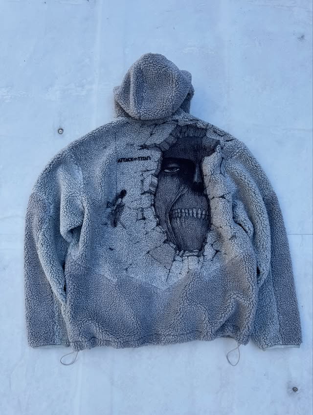 Attack on Titan Warmth for Fall and Winter Zipper Jacket Image - 1