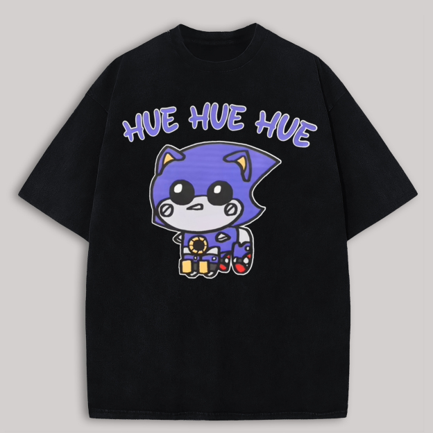  Metal Sonic Printed Oversized Unisex T-shirt Image - 1