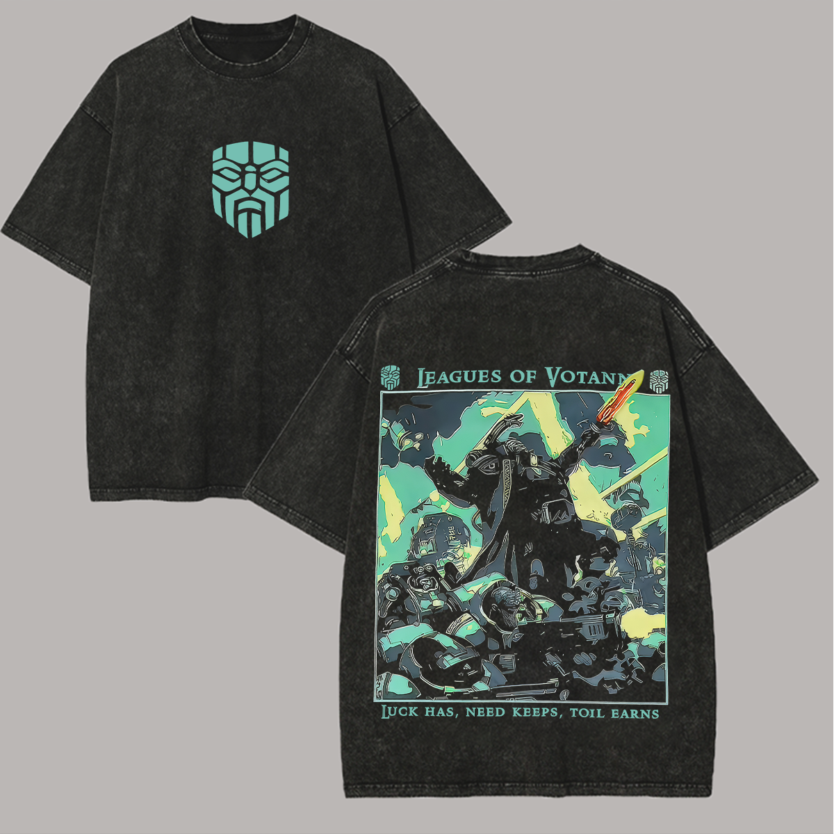 40k Leagues of Votann Printed Unisex Washed T-Shirt