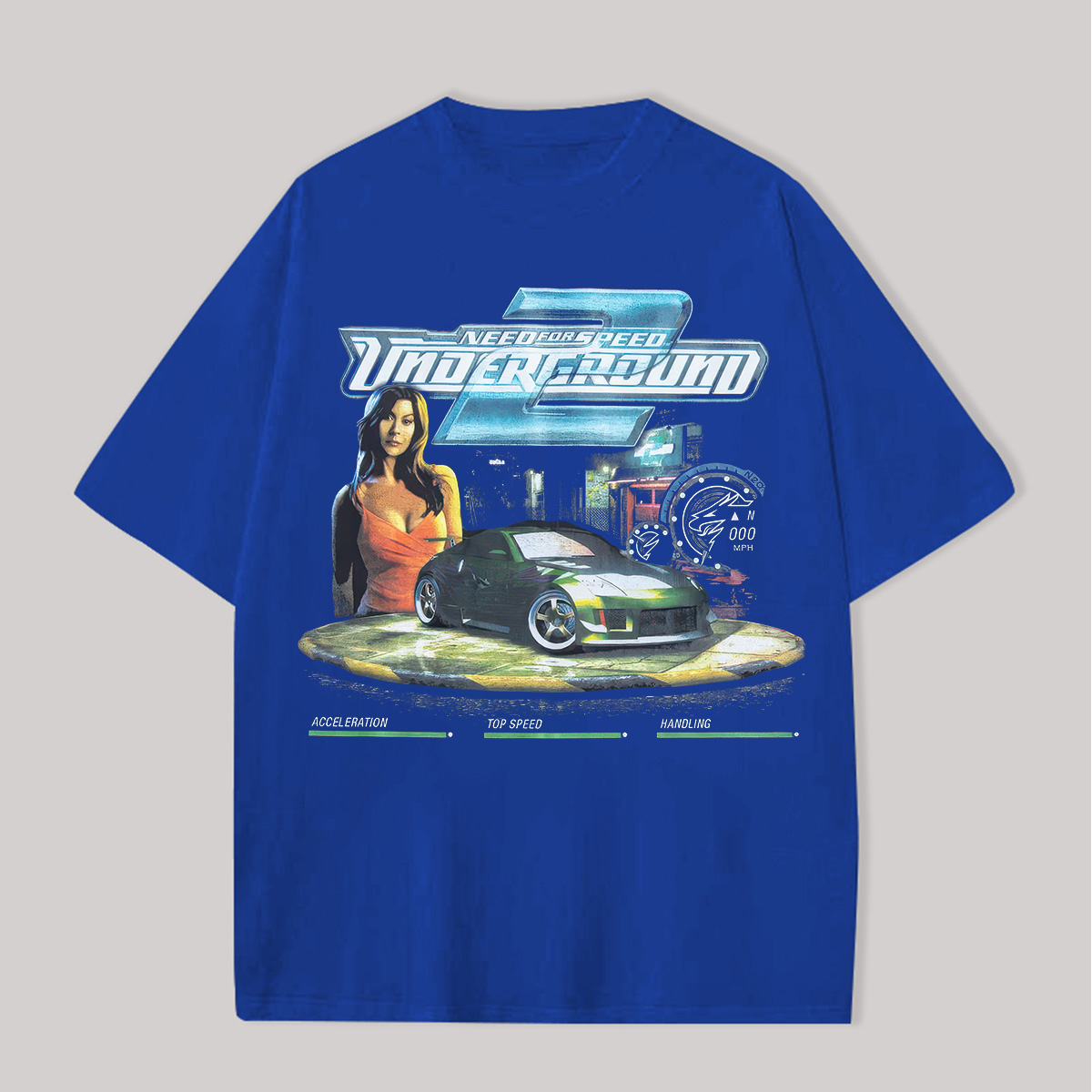 Need for Speed: Underground 2 Printed Oversized Unisex T-shirts Image - 3
