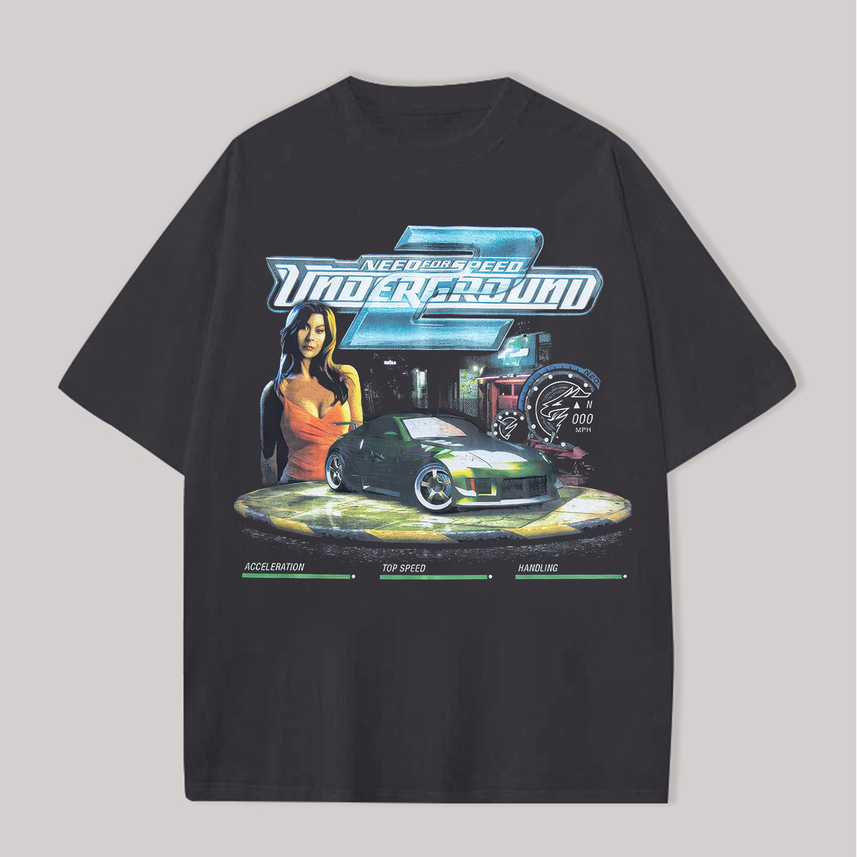 Need for Speed: Underground 2 Printed Oversized Unisex T-shirts Image - 5