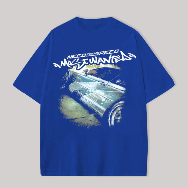 Need for Speed: Most Wanted Printed Oversized Unisex T-shirts Image - 2