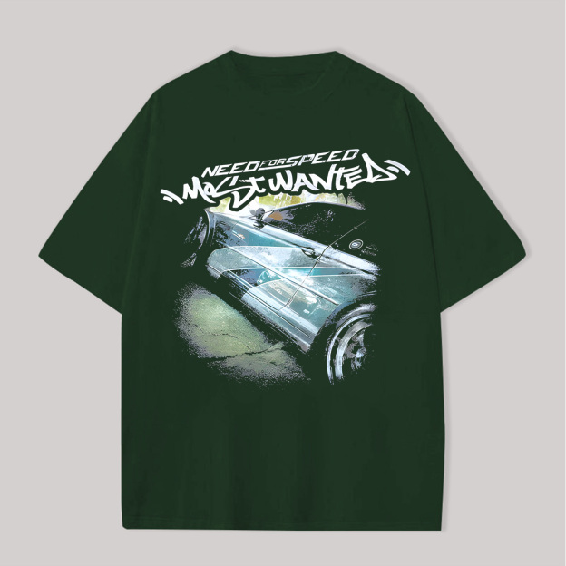 Need for Speed: Most Wanted Printed Oversized Unisex T-shirts Image - 5