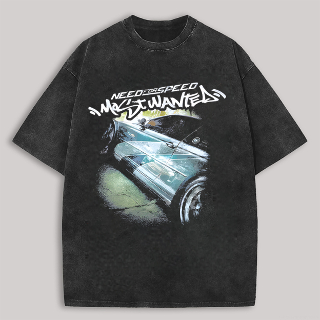 Need for Speed: Most Wanted Printed Unisex Washed T-Shirt