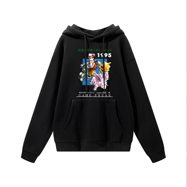 Game Freak Printed Unisex Heavyweight Hoodie with Drawstring Image - 1
