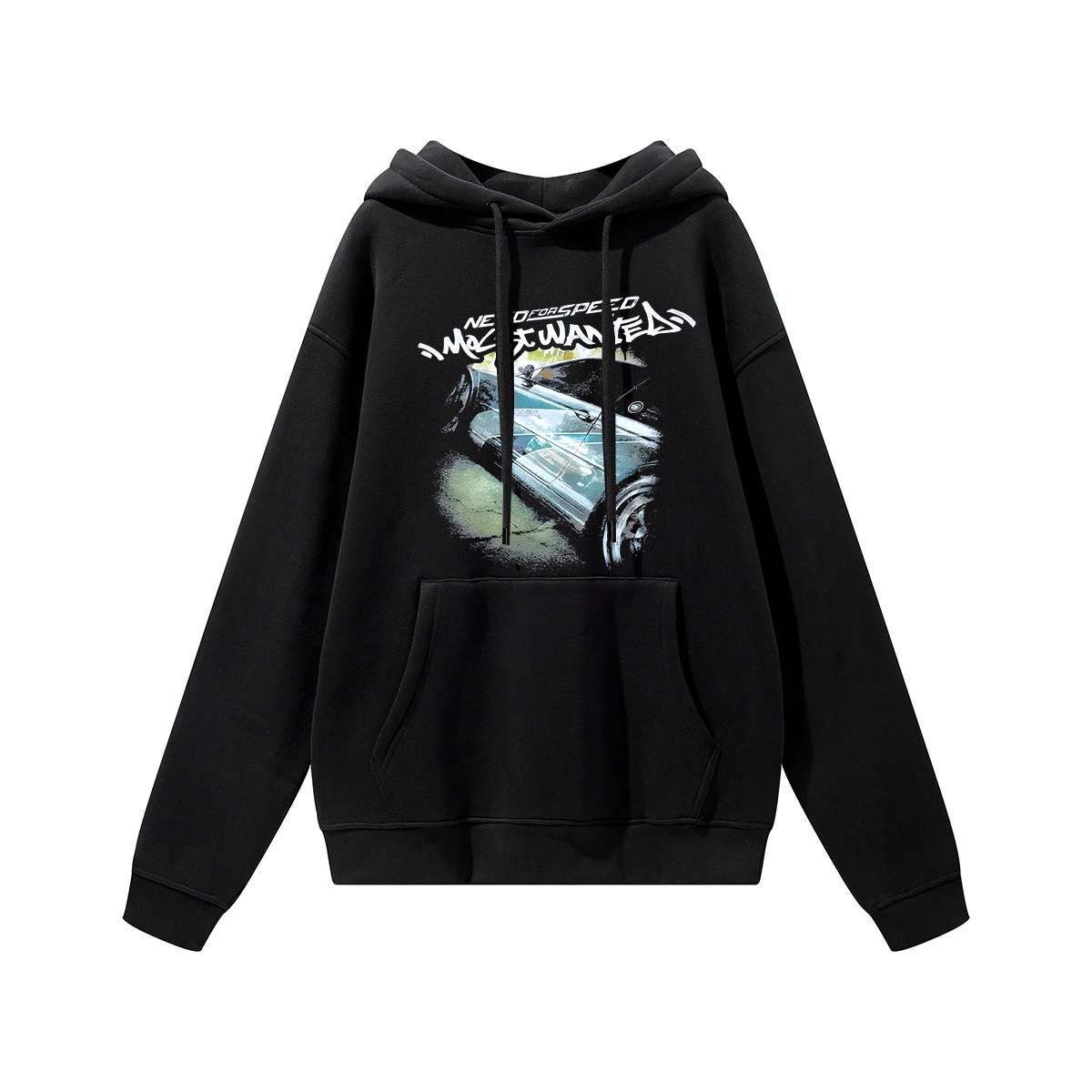 Need for Speed: Most Wanted Printed unisex Heavyweight Hoodie with Drawstring Image - 1