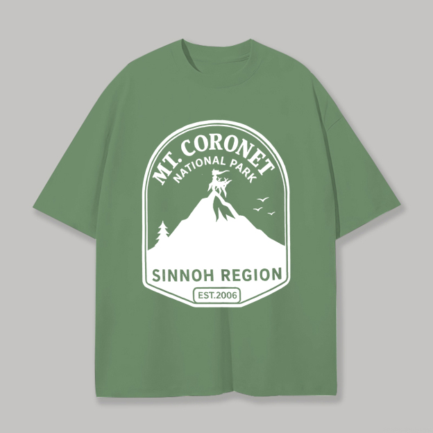 Mt. Coronet National Park Printed Unisex Oversized T-shirt Image - 3