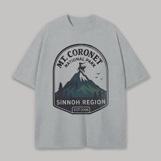 Mt. Coronet National Park Printed Unisex Oversized T-shirt Image - 10