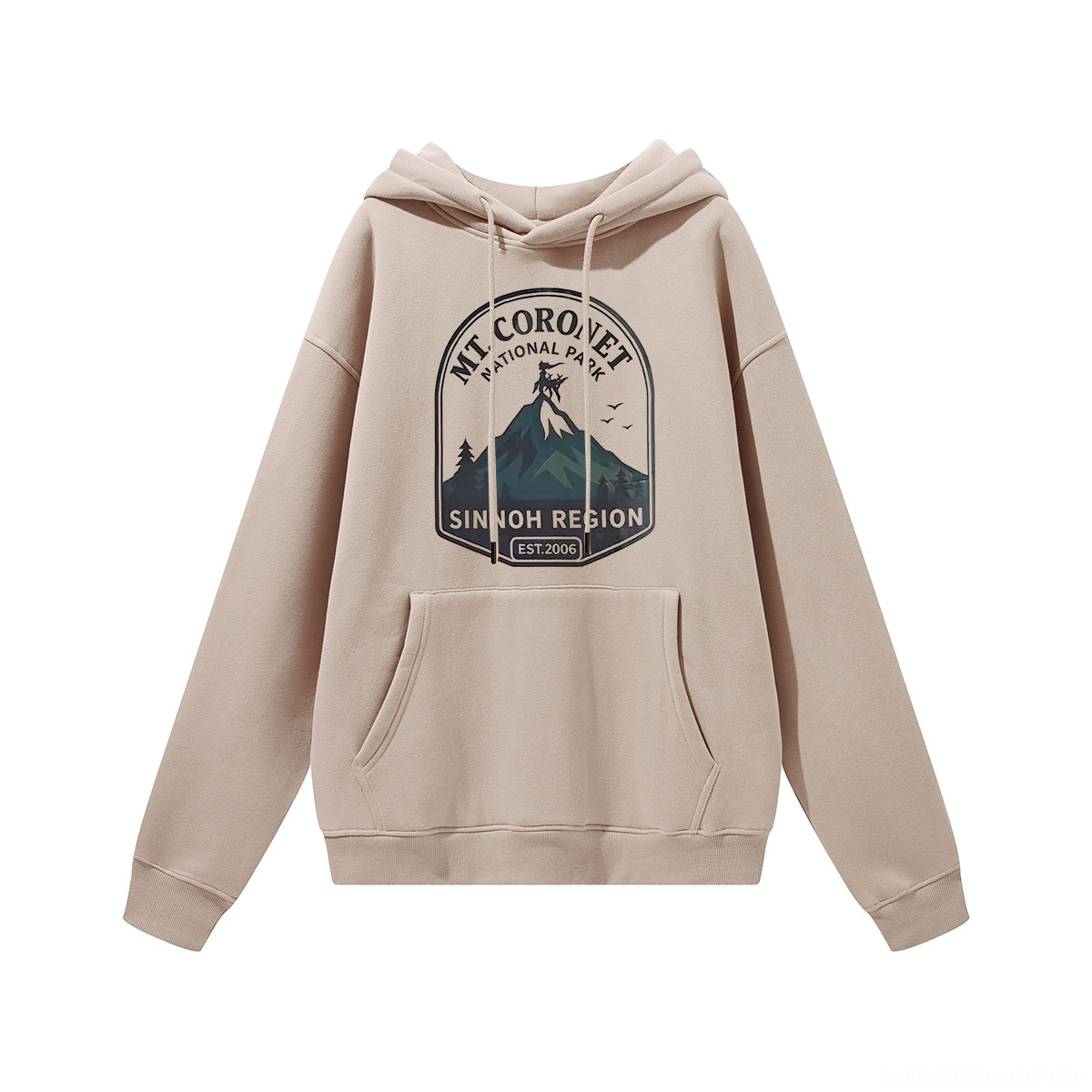 Pokémon Mt. Coronet National Park Printed Unisex Heavyweight Hoodie with Drawstring