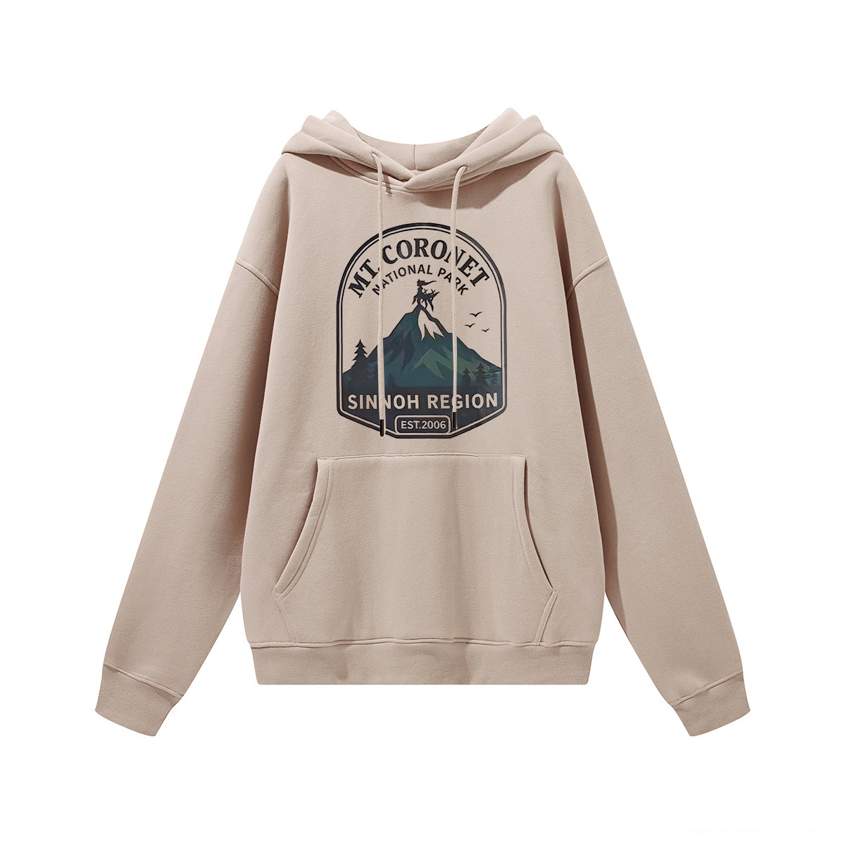 Pokémon Mt. Coronet National Park Printed Unisex Heavyweight Hoodie with Drawstring