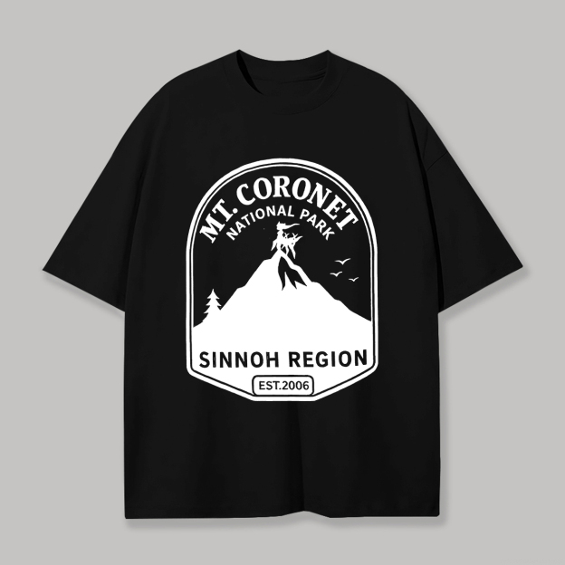 Mt. Coronet National Park Printed Unisex Oversized T-shirt Image - 12