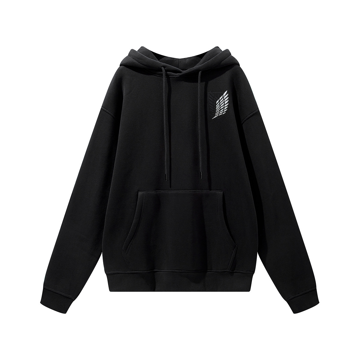 Attack on Titan Wings of Freedom Printed Unisex Heavyweight Hoodie with Drawstring