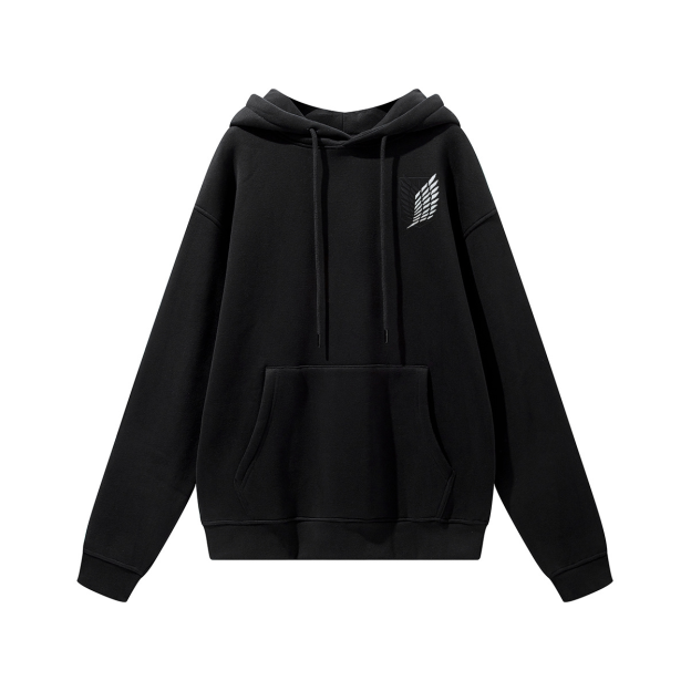 Attack on Titan Wings of Freedom Printed Unisex Heavyweight Hoodie with Drawstring