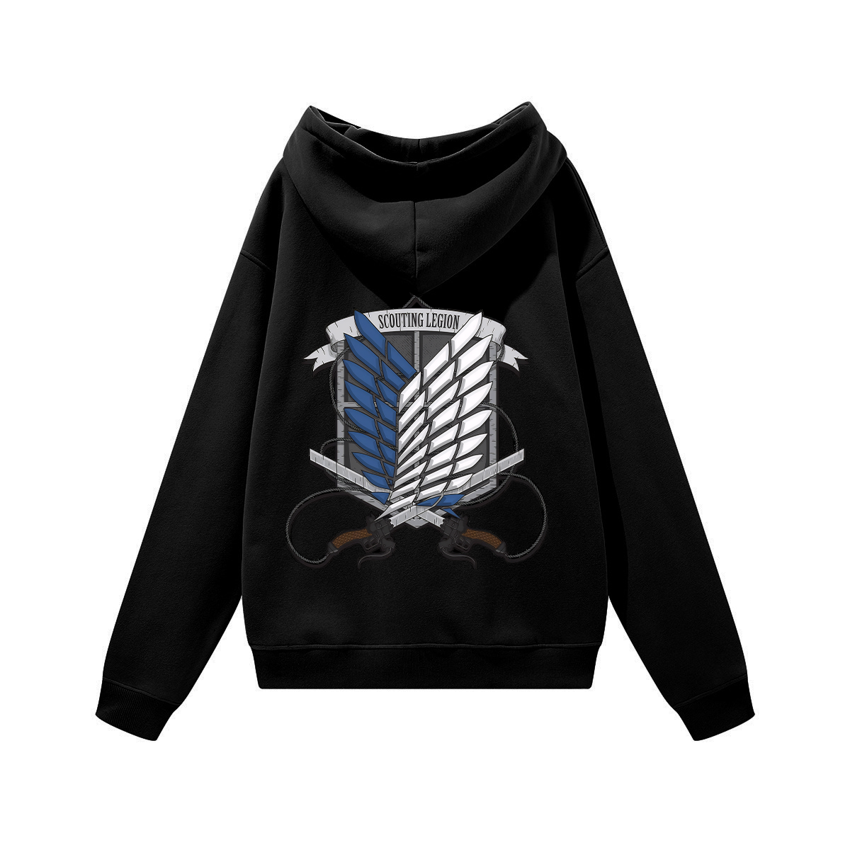 Attack on Titan Scouting Legion Printed Unisex Heavyweight Hoodie with Drawstring