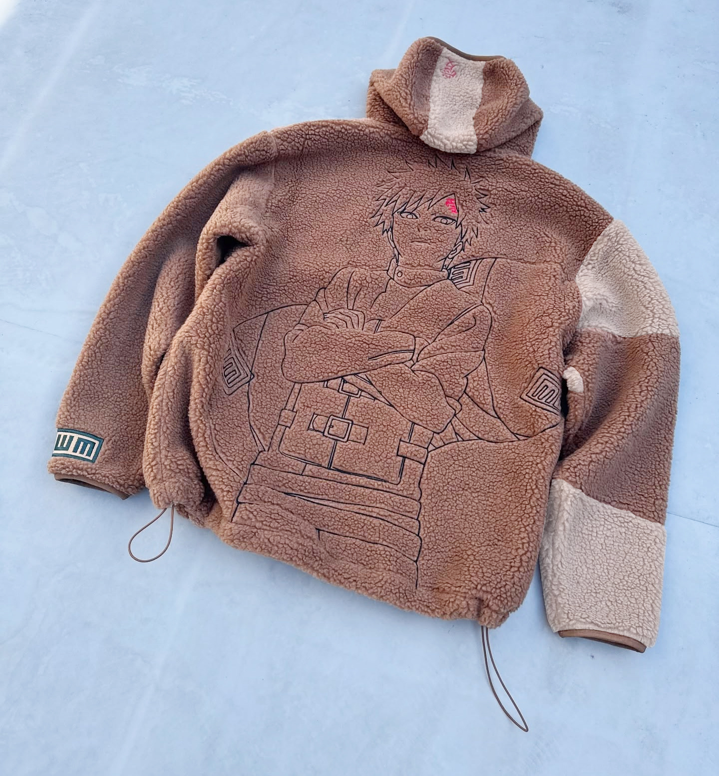 Naruto Gaara Wool Warmth for Fall and Winter Zipper Jacket Image - 1