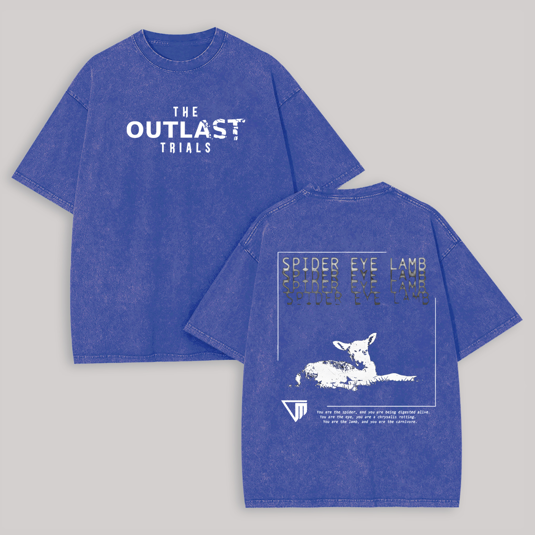 The Outlast Trials Printed Unisex Washed T-Shirt Image - 8
