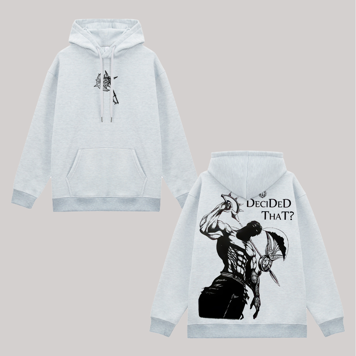 Seven Deadly Sins Who Decided That? Printed Fleece-lined Unisex Hoodie Image - 6