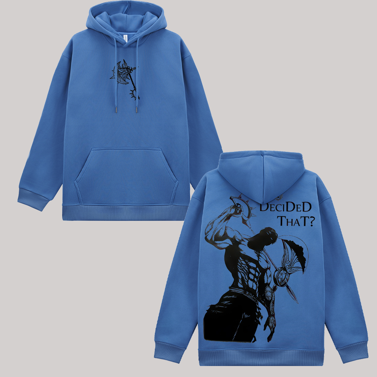 Seven Deadly Sins Who Decided That? Printed Fleece-lined Unisex Hoodie Image - 7
