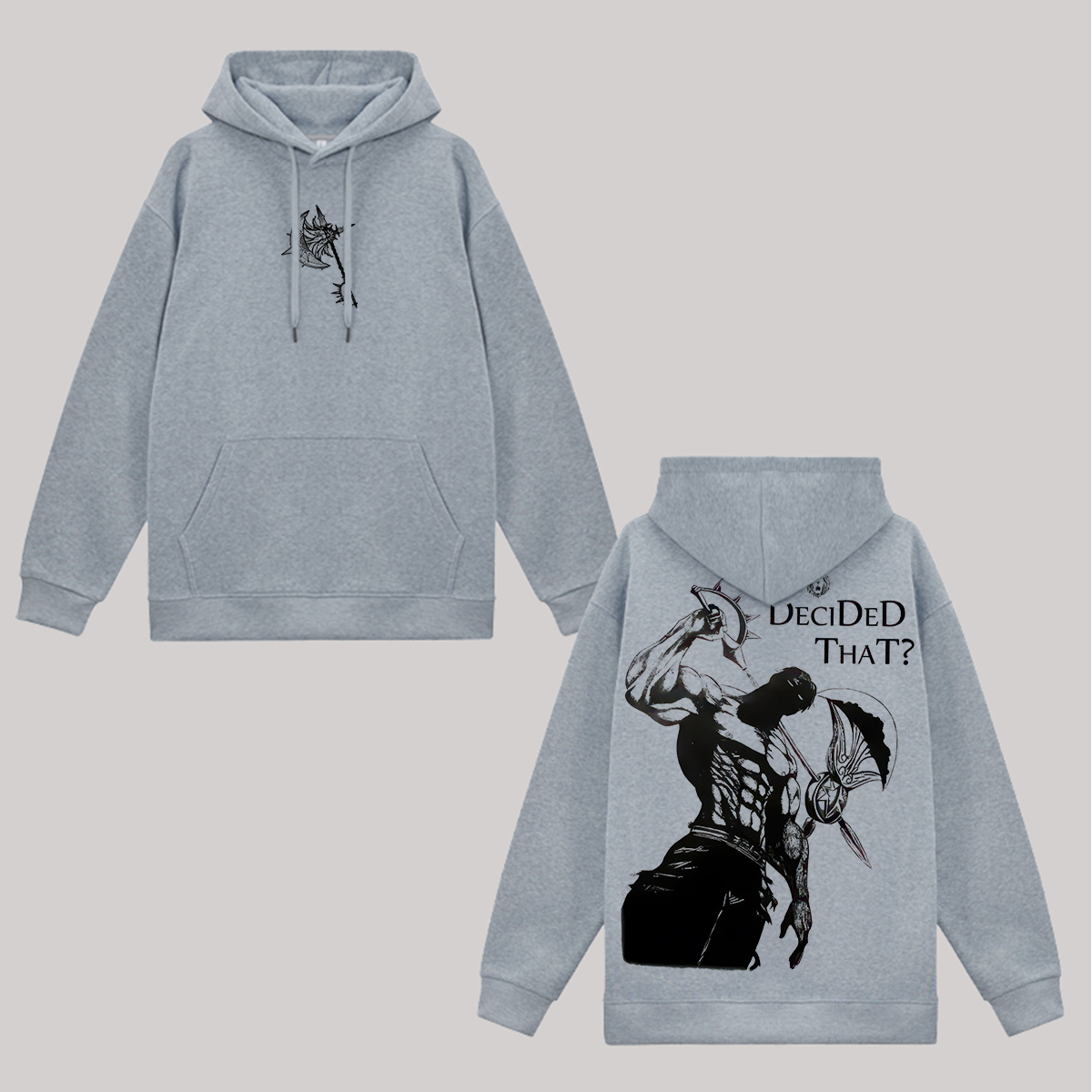 Seven Deadly Sins Who Decided That? Printed Fleece-lined Unisex Hoodie Image - 10