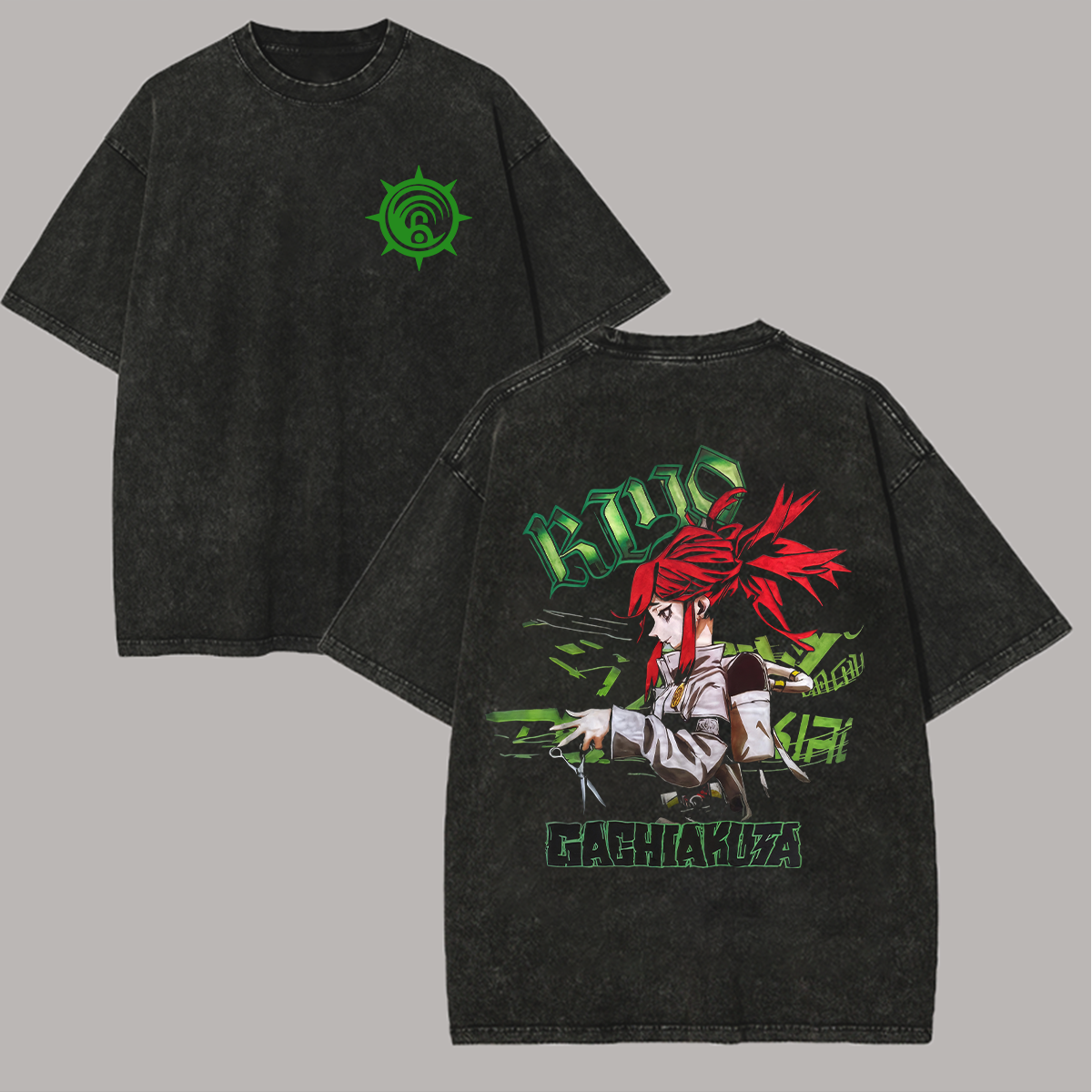 Gachiakuta Riharu Printed Unisex Washed T-Shirt Image - 1