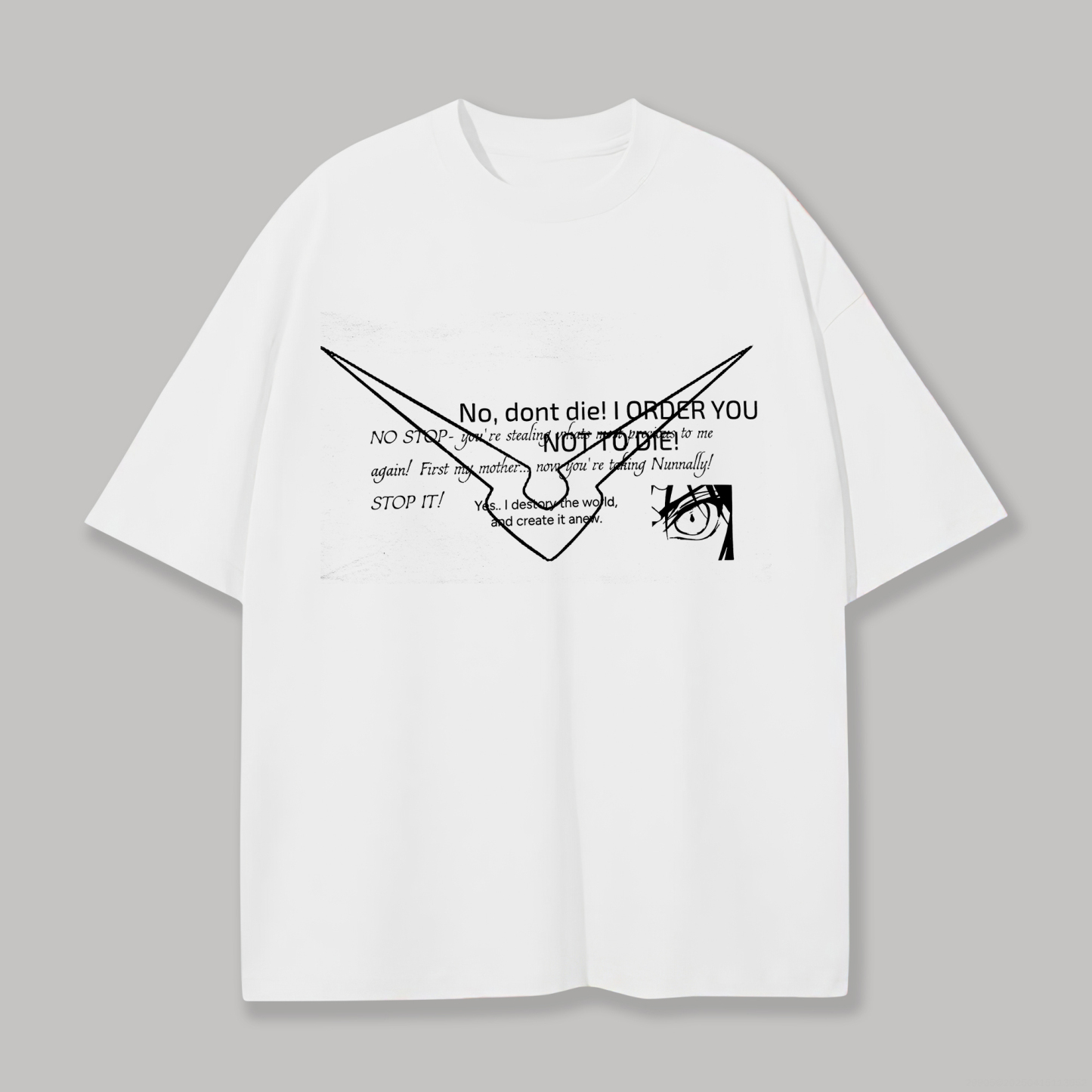 Code Geass: Lelouch of the Rebellion Printed Unisex Oversized T-shirt