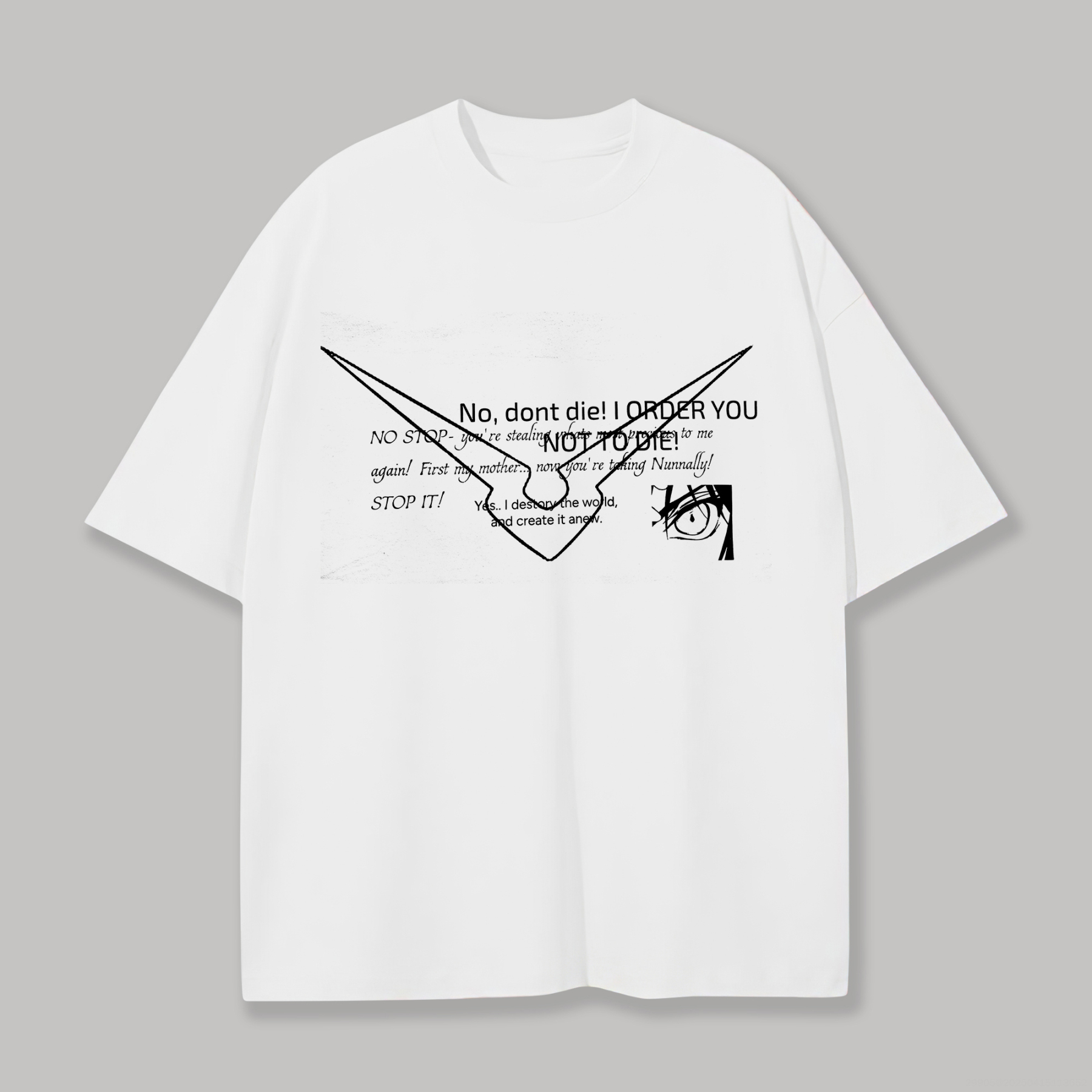 Code Geass: Lelouch of the Rebellion Printed Unisex Oversized T-shirt
