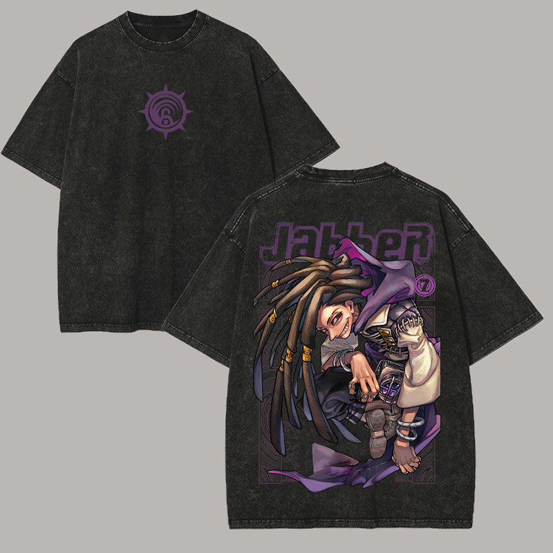 Gachiakuta Jabber Wonger Printed Unisex Washed T-Shirt