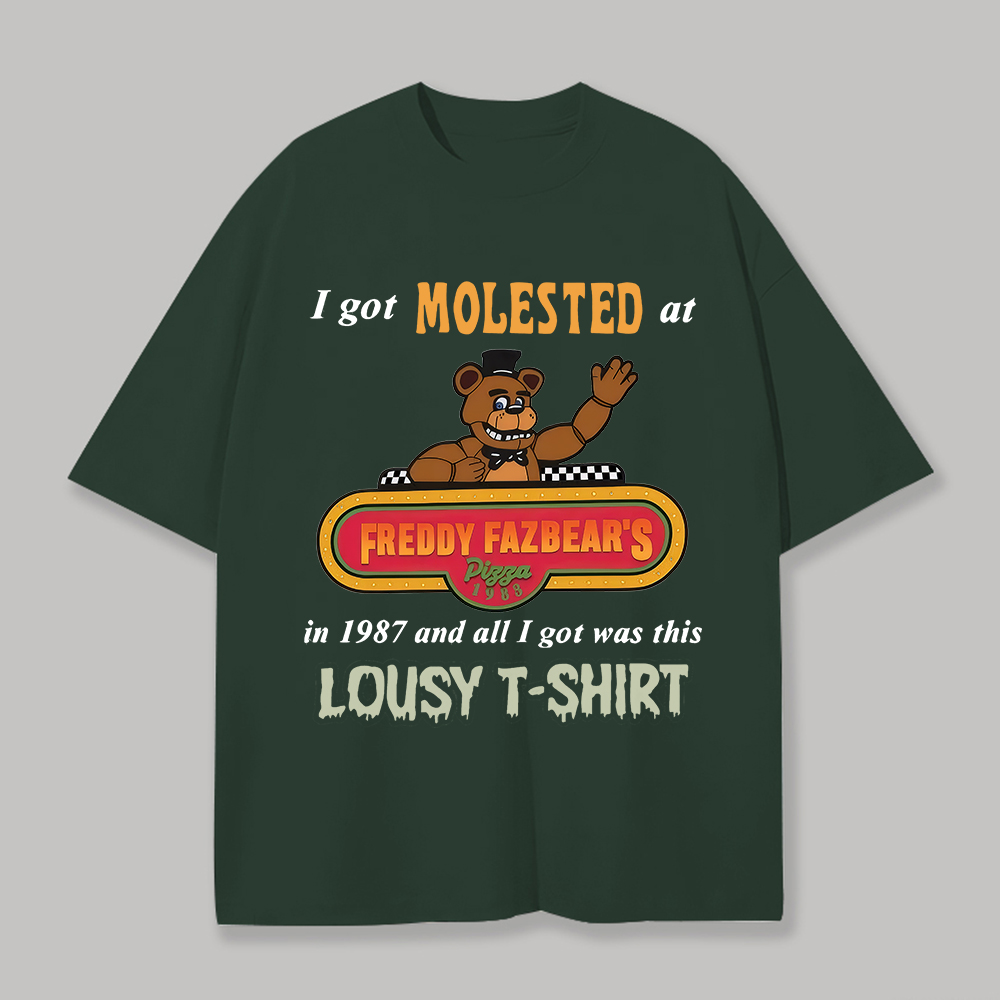 Five Nights at Freddy's Printed Unisex Oversized T-shirt Image - 3