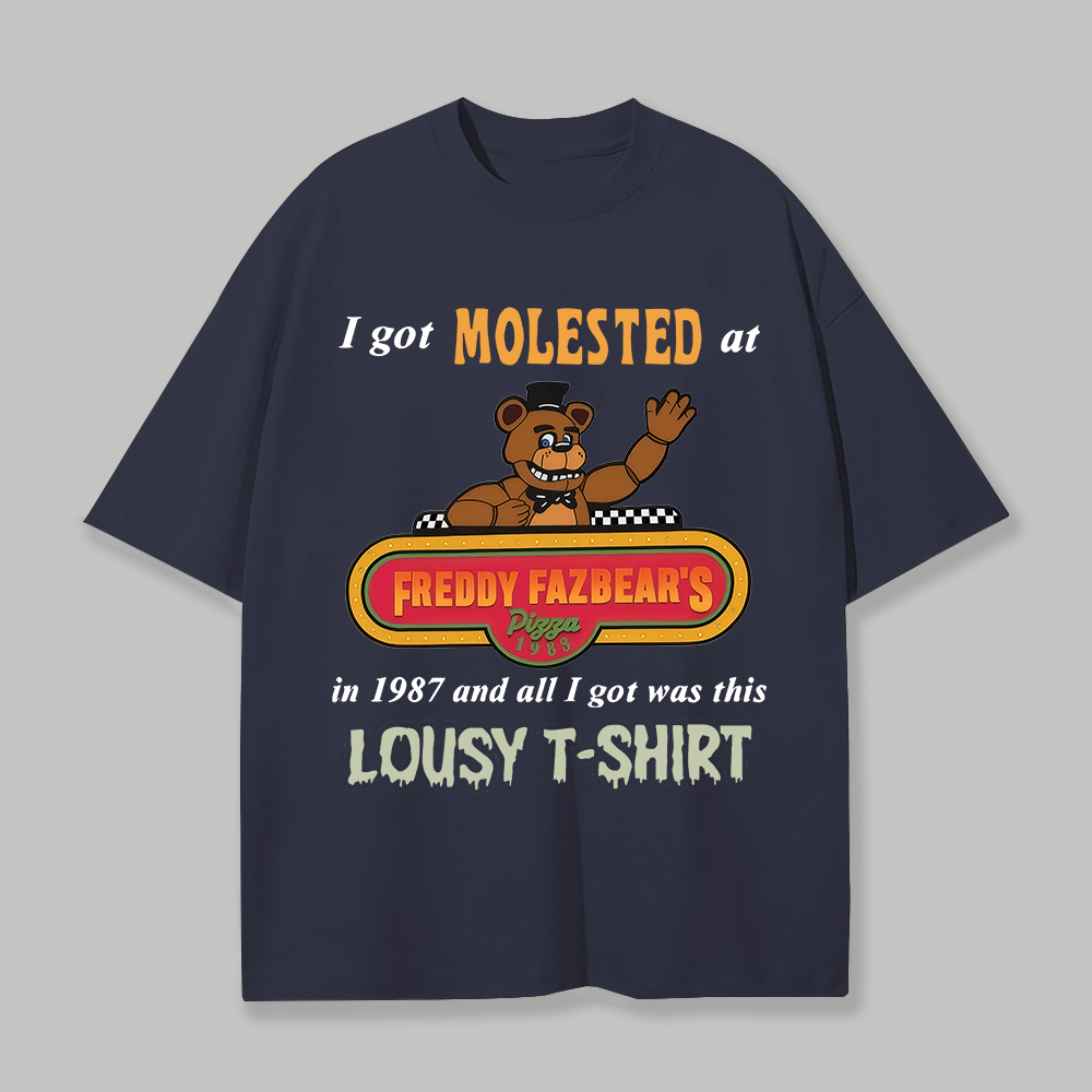 Five Nights at Freddy's Printed Unisex Oversized T-shirt Image - 4