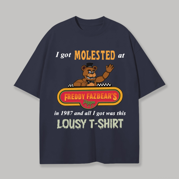 Five Nights at Freddy's Printed Unisex Oversized T-shirt Image - 4