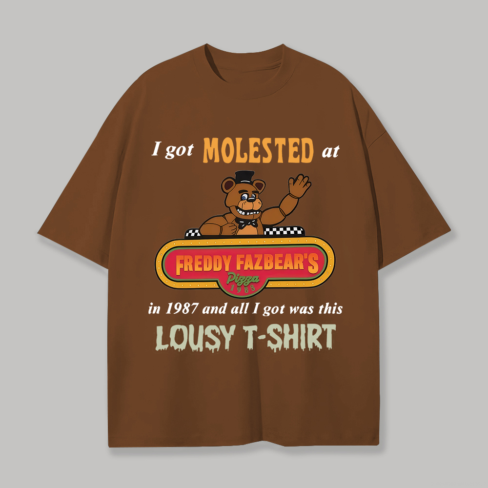 Five Nights at Freddy's Printed Unisex Oversized T-shirt Image - 5