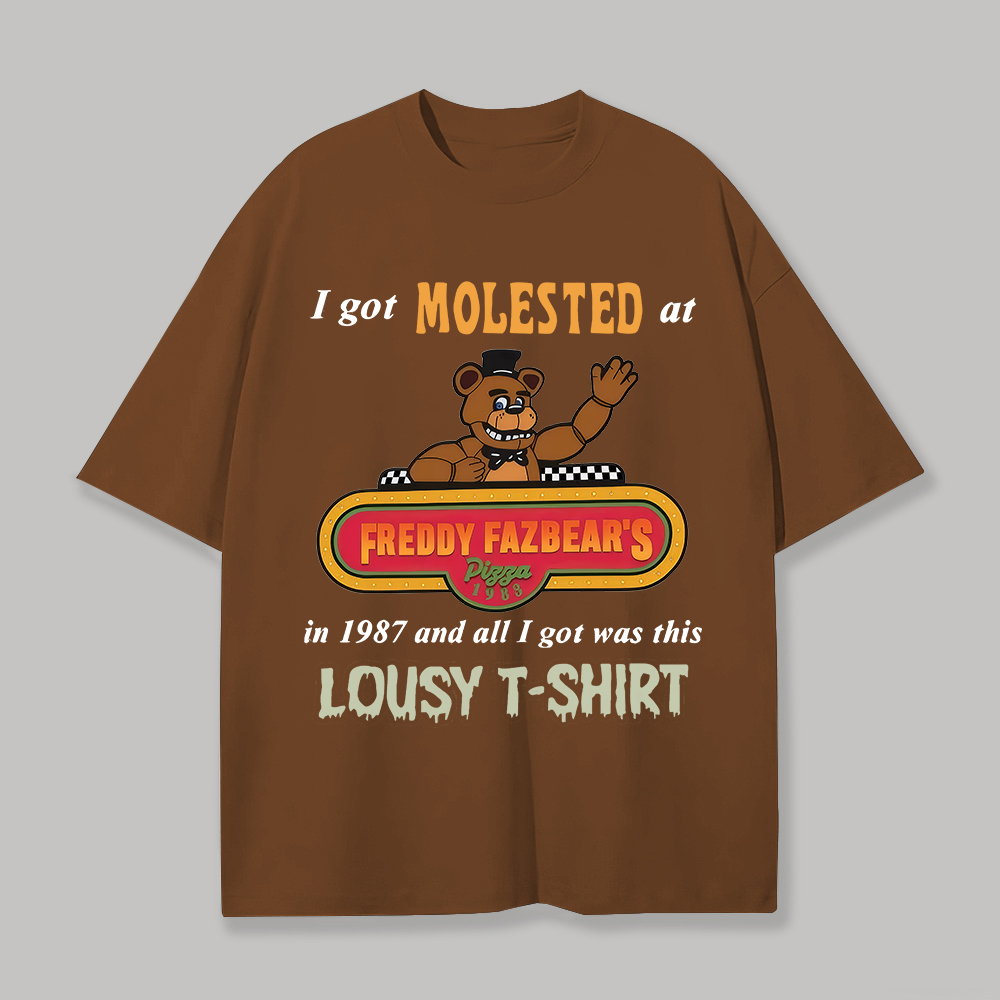Five Nights at Freddy's Printed Unisex Oversized T-shirt Image - 5