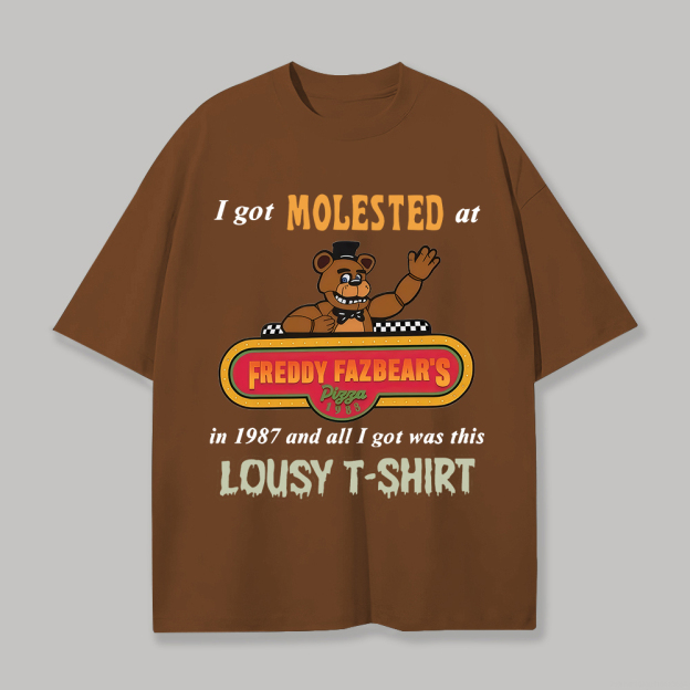 Five Nights at Freddy's Printed Unisex Oversized T-shirt Image - 5
