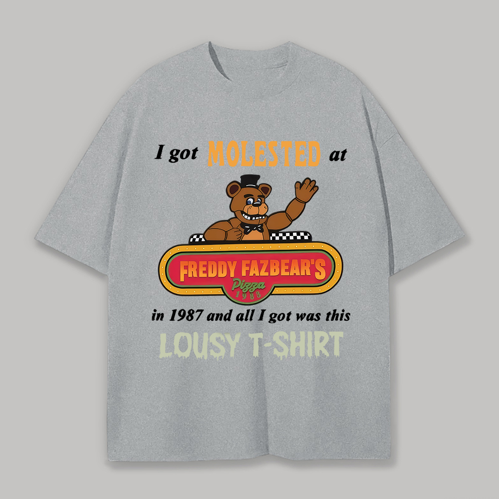 Five Nights at Freddy's Printed Unisex Oversized T-shirt Image - 6
