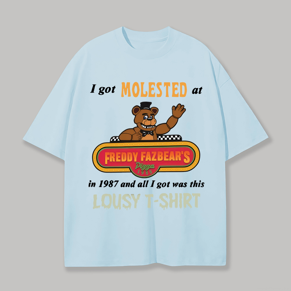 Five Nights at Freddy's Printed Unisex Oversized T-shirt Image - 7