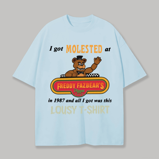 Five Nights at Freddy's Printed Unisex Oversized T-shirt Image - 7