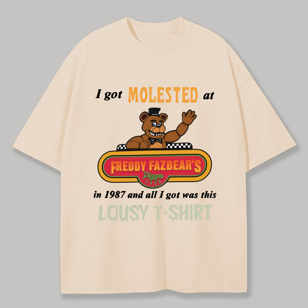 Five Nights at Freddy's Printed Unisex Oversized T-shirt Image - 9